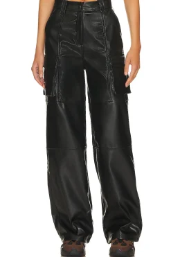 Women superdown Pants>Halley Faux Leather Pant
