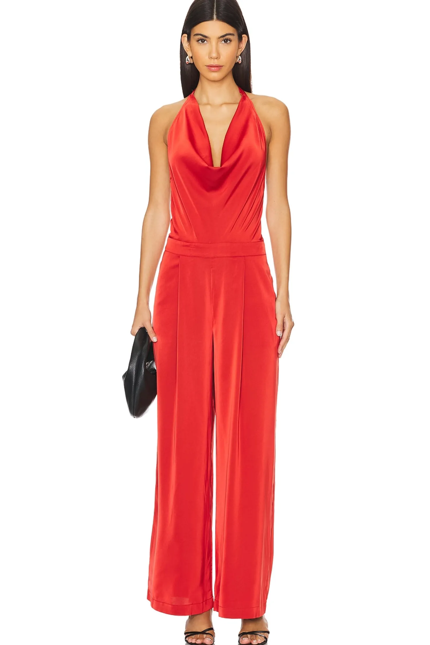 Women WeWoreWhat Jumpsuits>Halter Jumpsuit