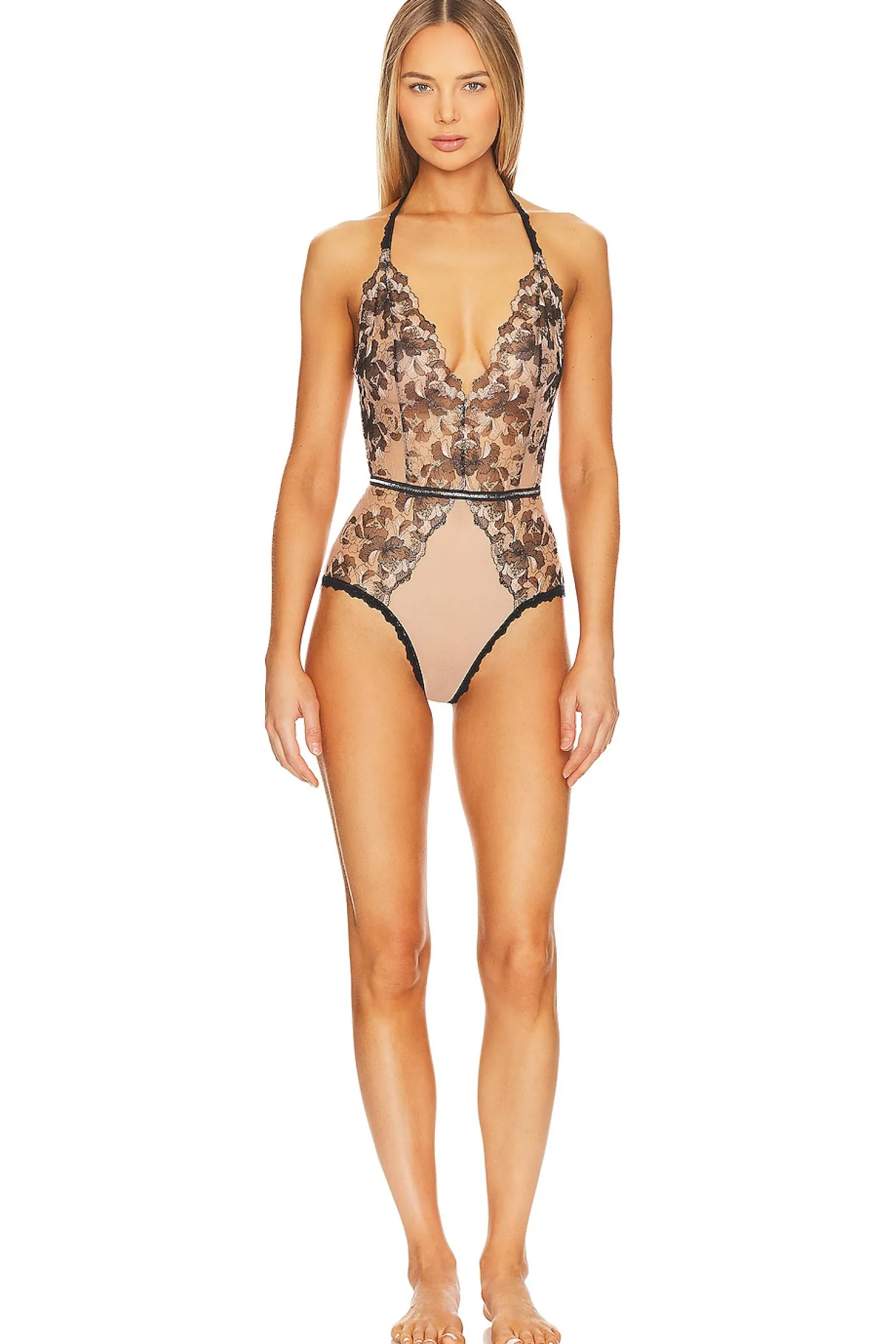 Women Hanky Panky Lingerie & Sleepwear>Halter Teddy