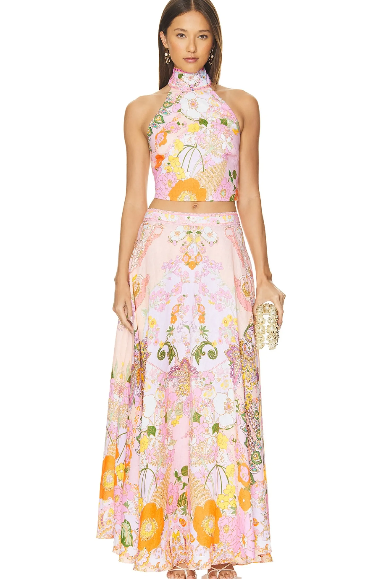 Women Camilla Matching Sets>Halter Top