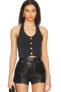 Women ROLLA'S Jackets & Coats>Halter Vest