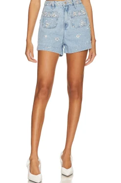 Women PatBO Matching Sets>Hand-Beaded Shorts