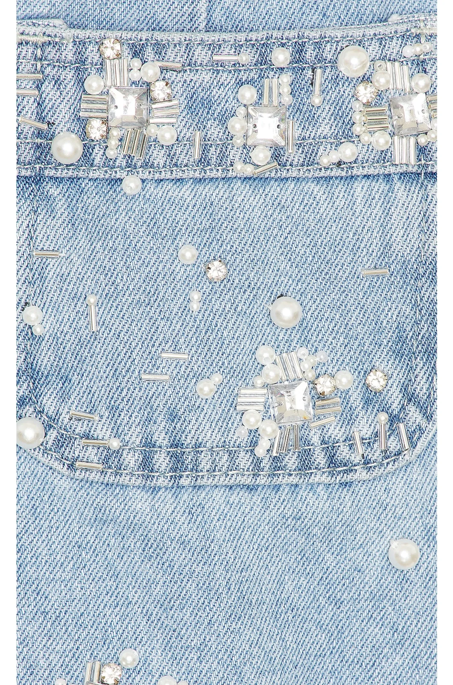 Women PatBO Matching Sets>Hand-Beaded Shorts