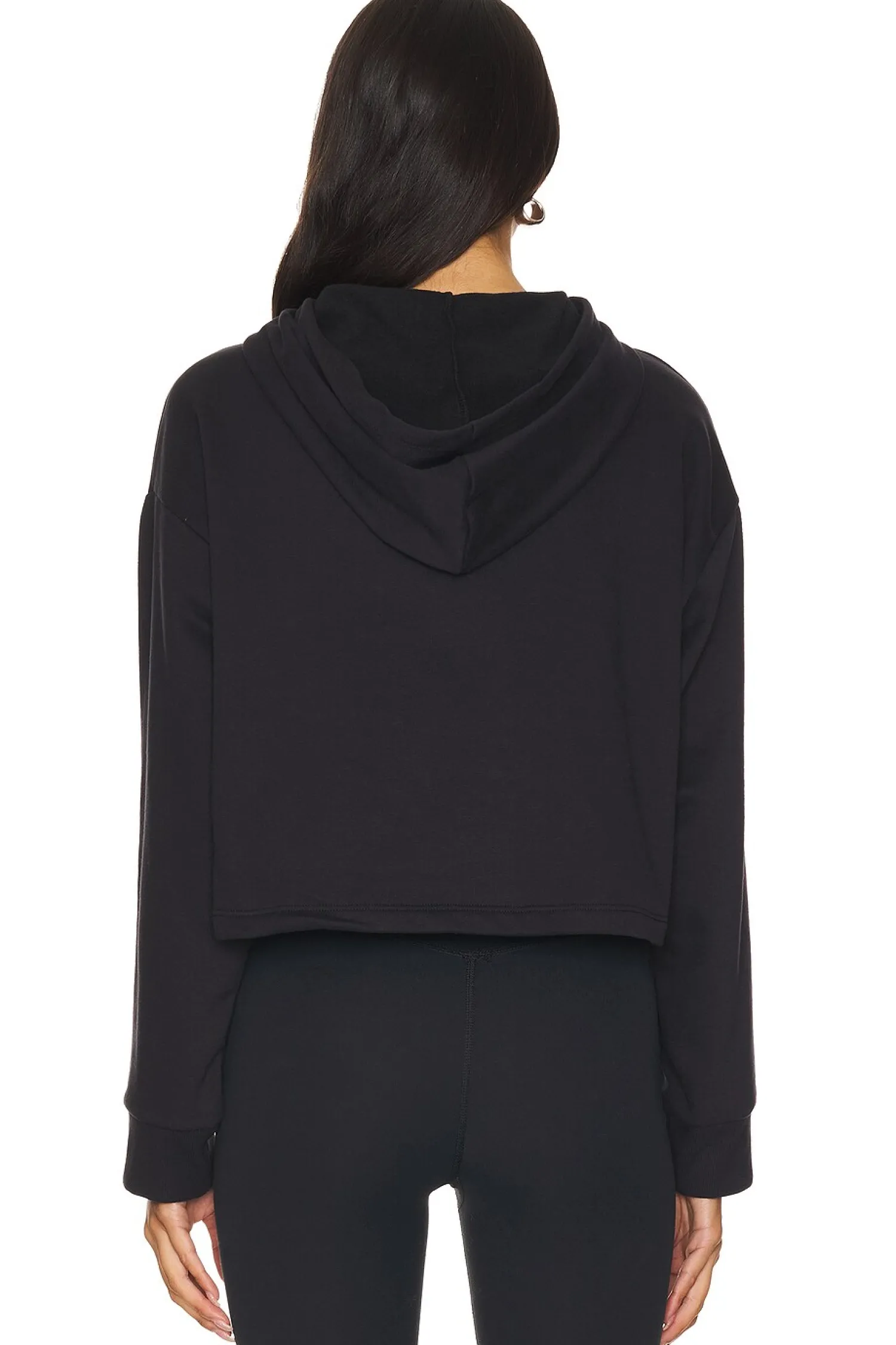 Women Beyond Yoga Loungewear>Happiness Cropped Hoodie