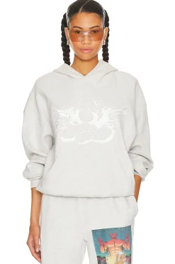 Women Boys Lie Loungewear>Hatchet Cemetery Interlock Hoodie