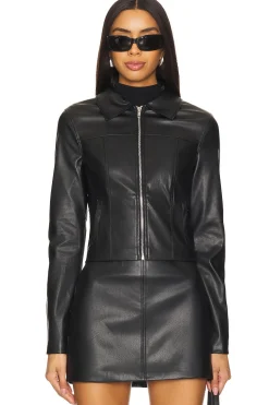 Women superdown Jackets & Coats>Haydenn Faux Leather Jacket