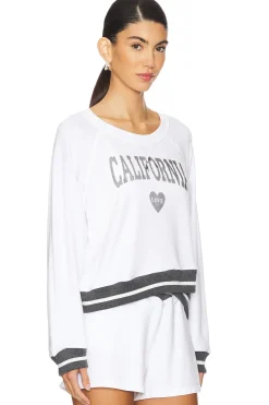Women SUNDRY Loungewear>Heart Cali Sweatshirt