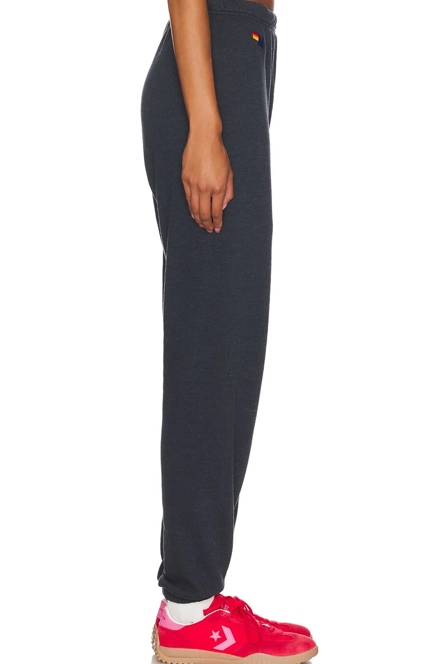 Women Aviator Nation Pants|Loungewear>Heart Embroidery Sweatpant