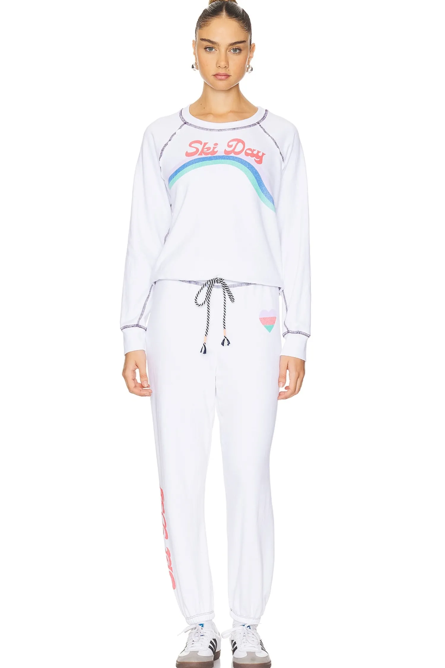 Women SUNDRY Matching Sets|Loungewear>Heart Jogger