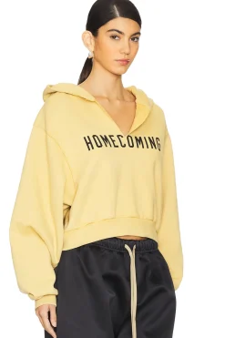 Women Fear of God ESSENTIALS Loungewear>Heavy Fleece Cropped V-neck