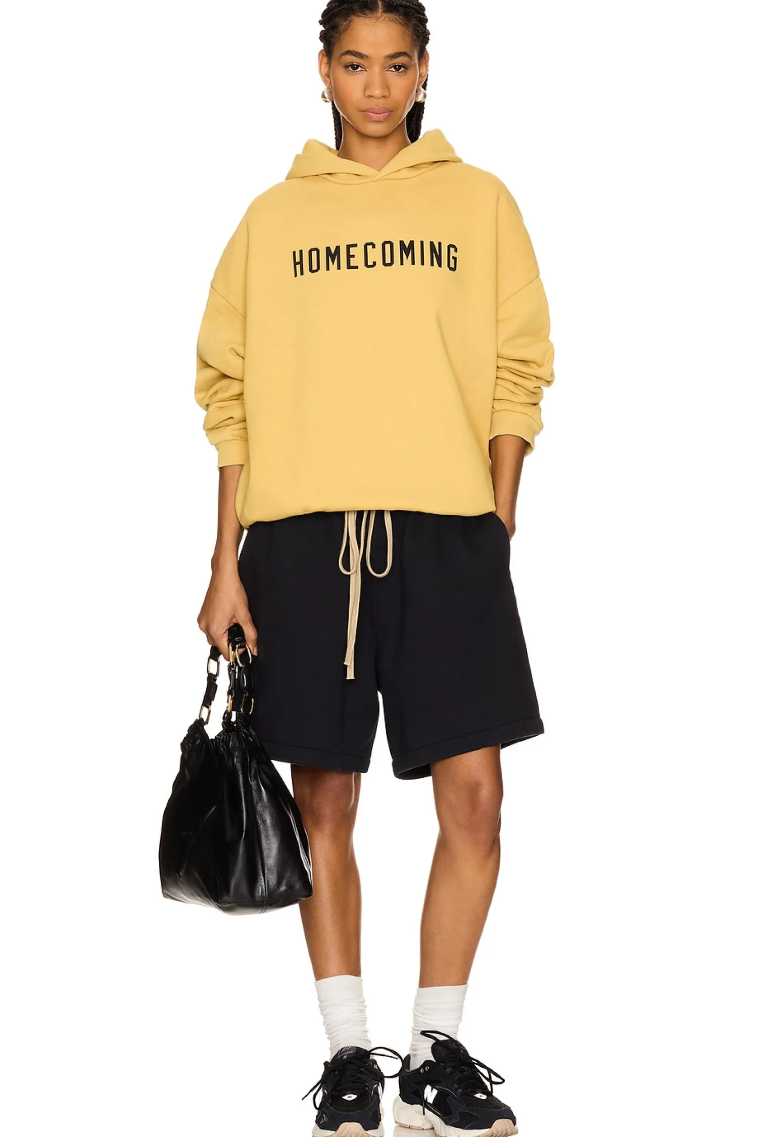 Women Fear of God ESSENTIALS Loungewear>Heavy Fleece Soccer Short