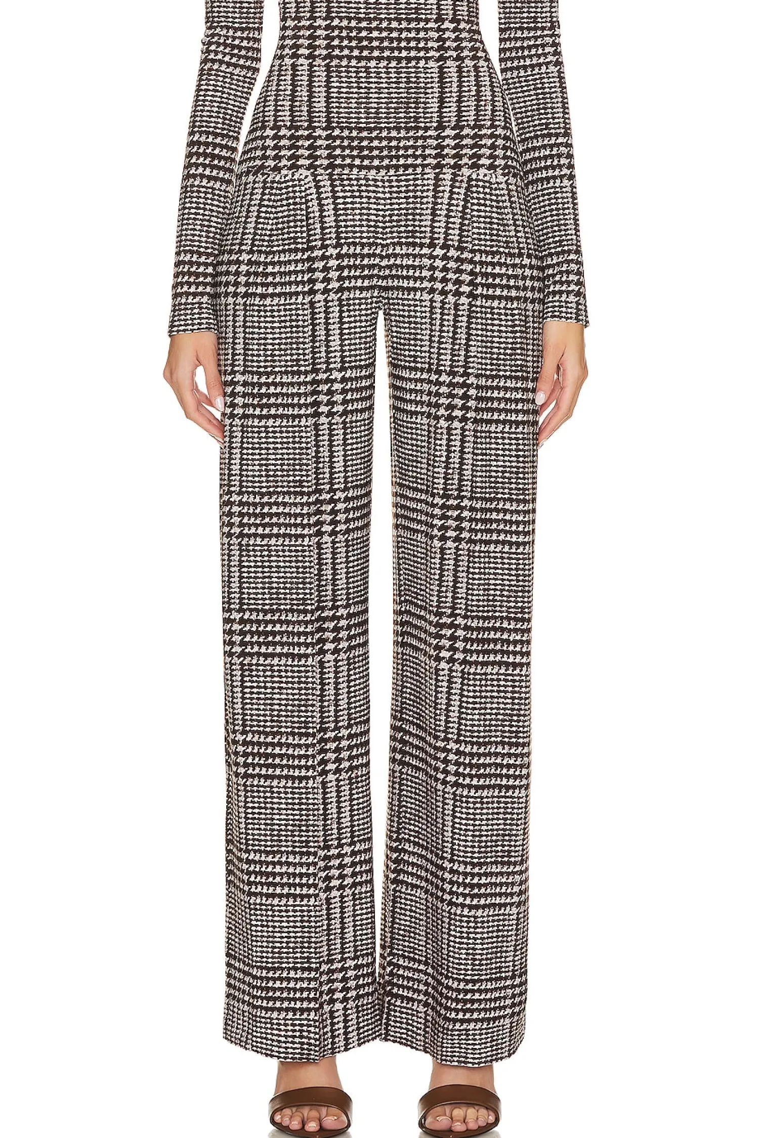 Women Norma Kamali Pants|Matching Sets>High Waist Pleat Pant