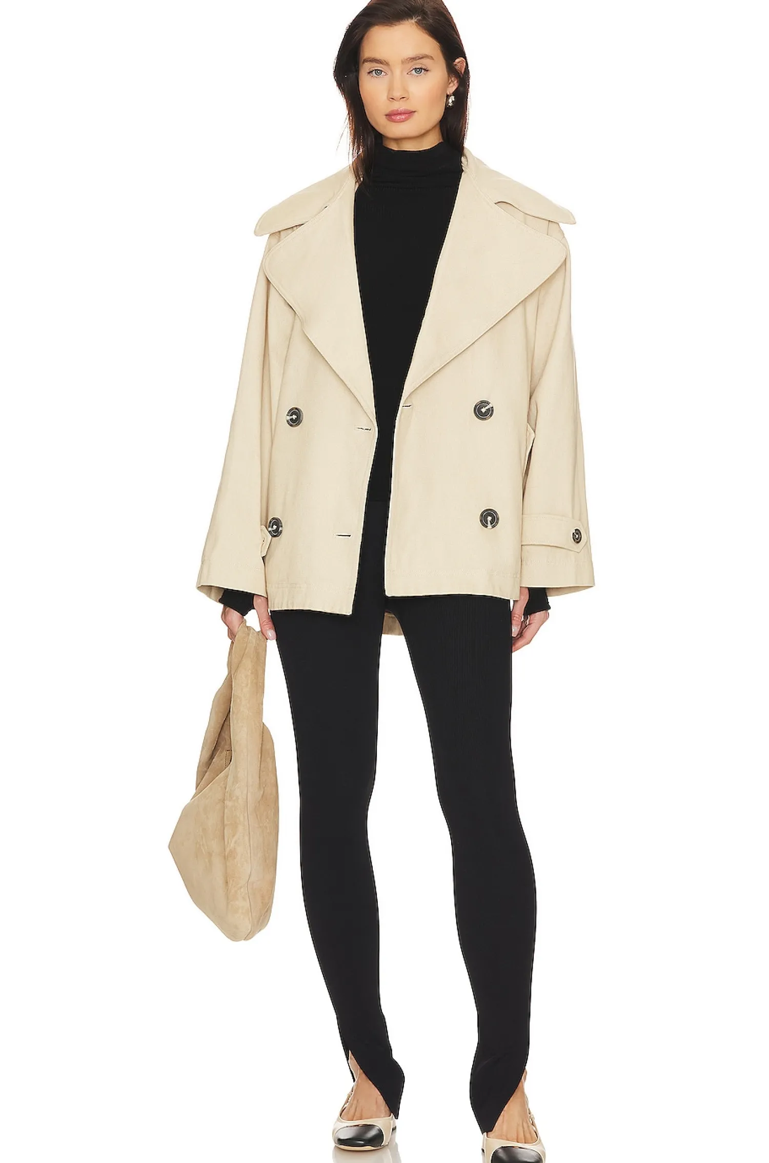 Women Free People Jackets & Coats>Highlands Peacoat In Tea Combo
