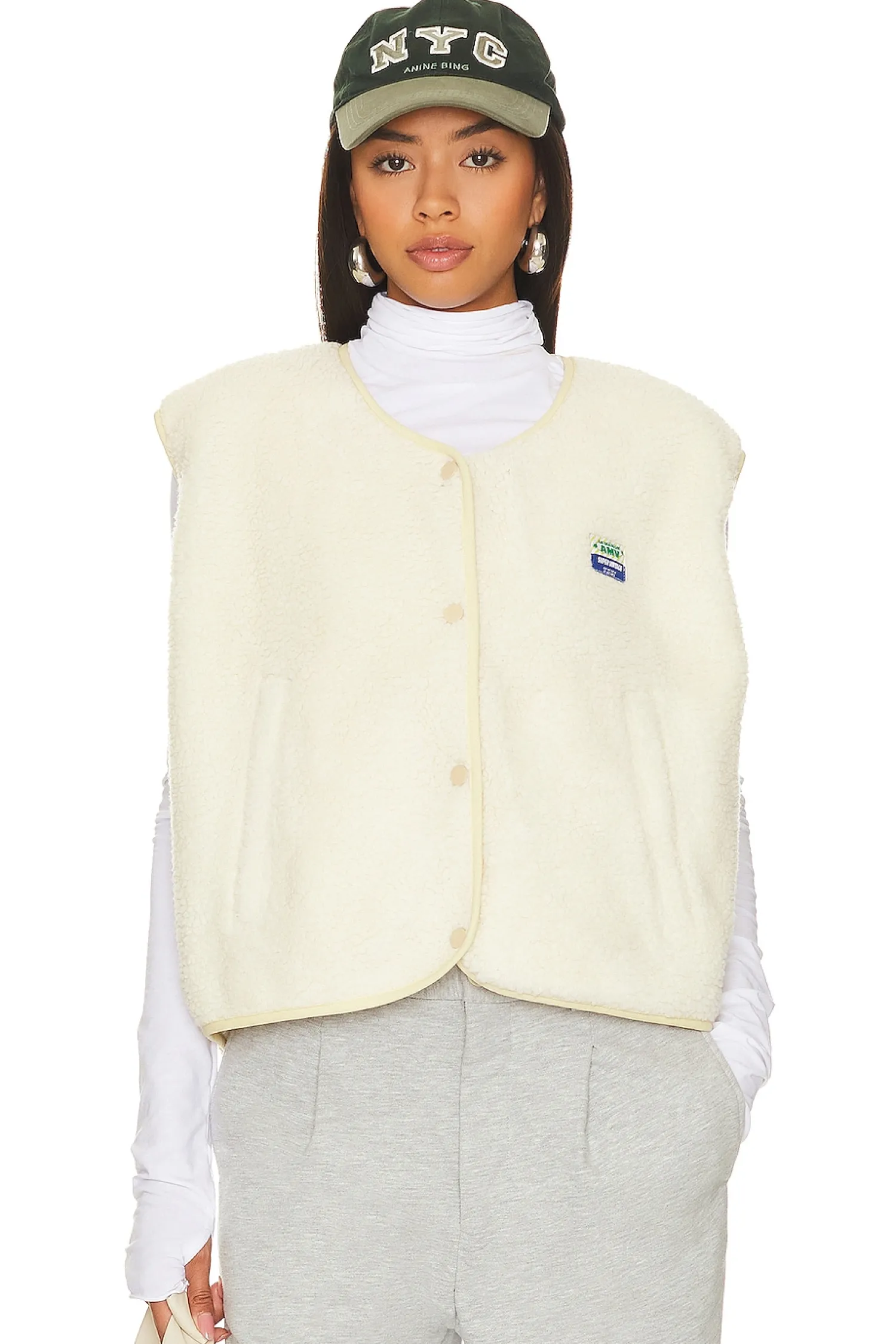 Women American Vintage Jackets & Coats>Hoktown Sherpa Vest