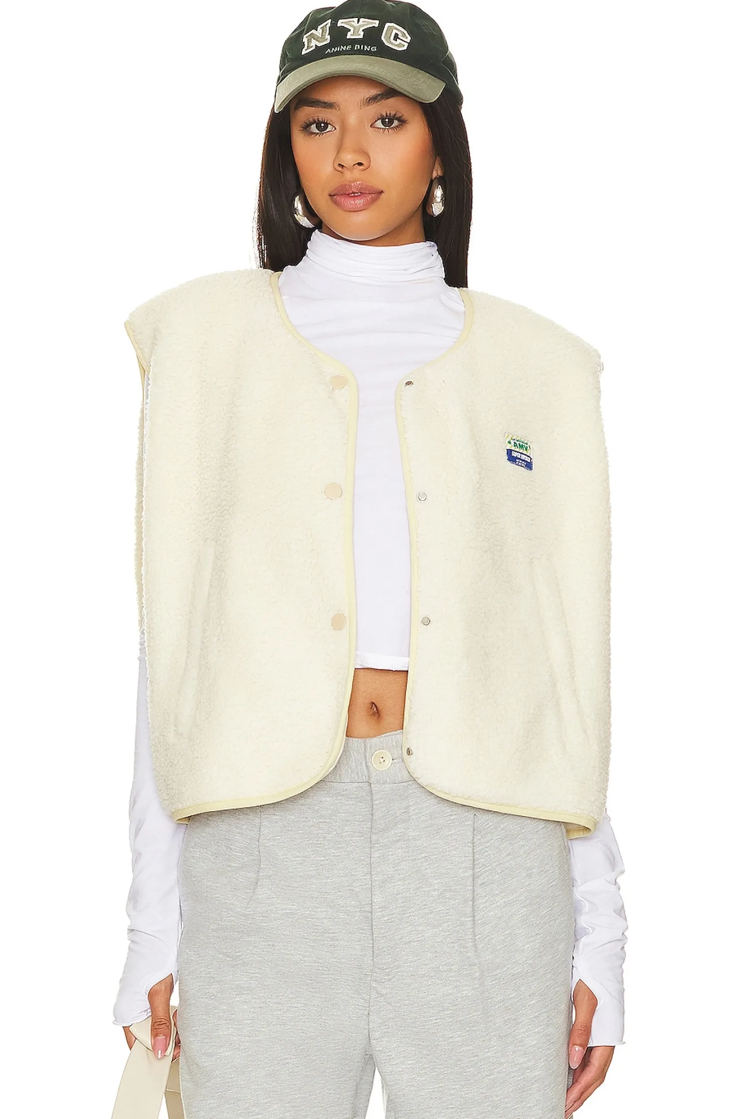 Women American Vintage Jackets & Coats>Hoktown Sherpa Vest