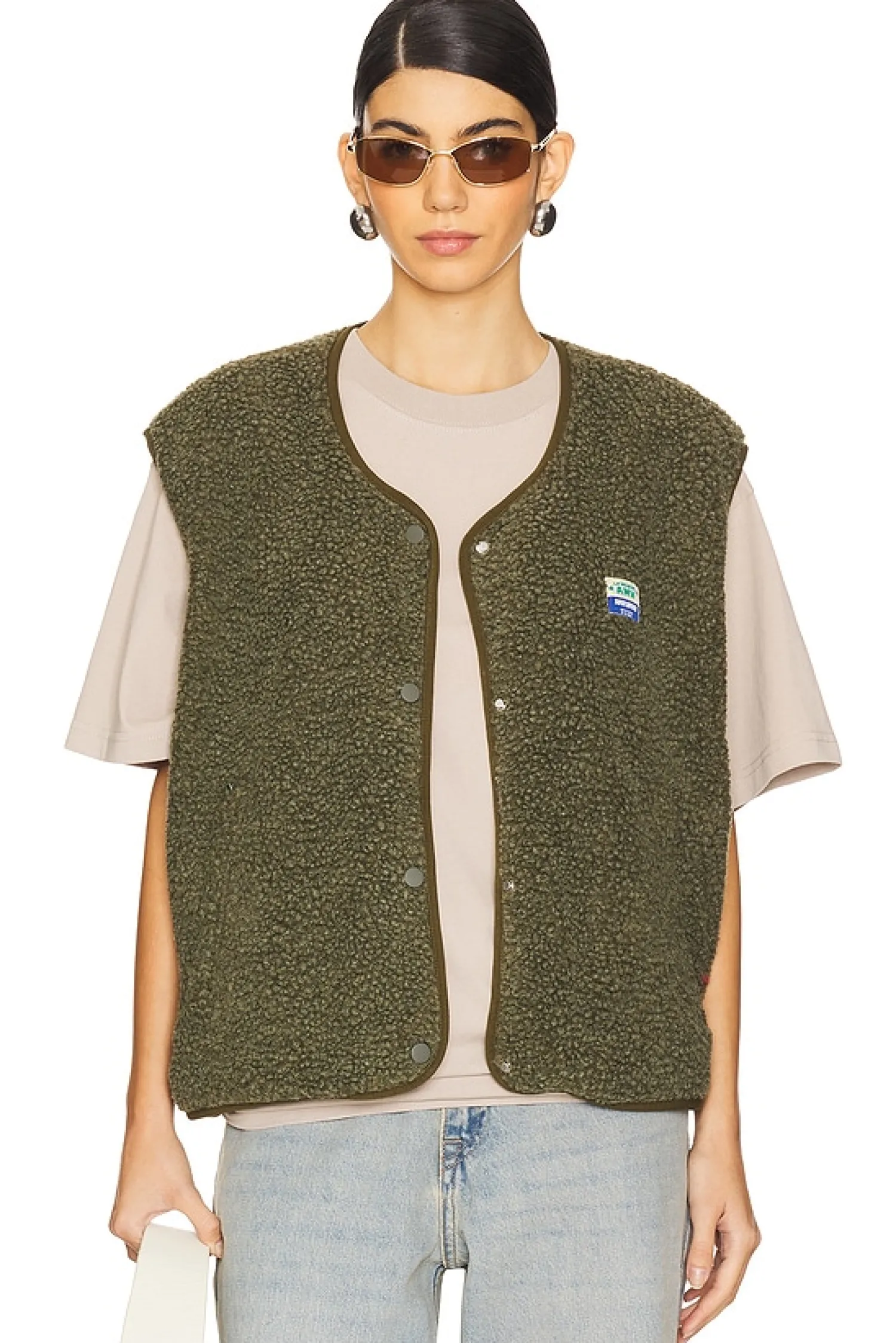 Women American Vintage Jackets & Coats>Hoktown Sherpa Vest