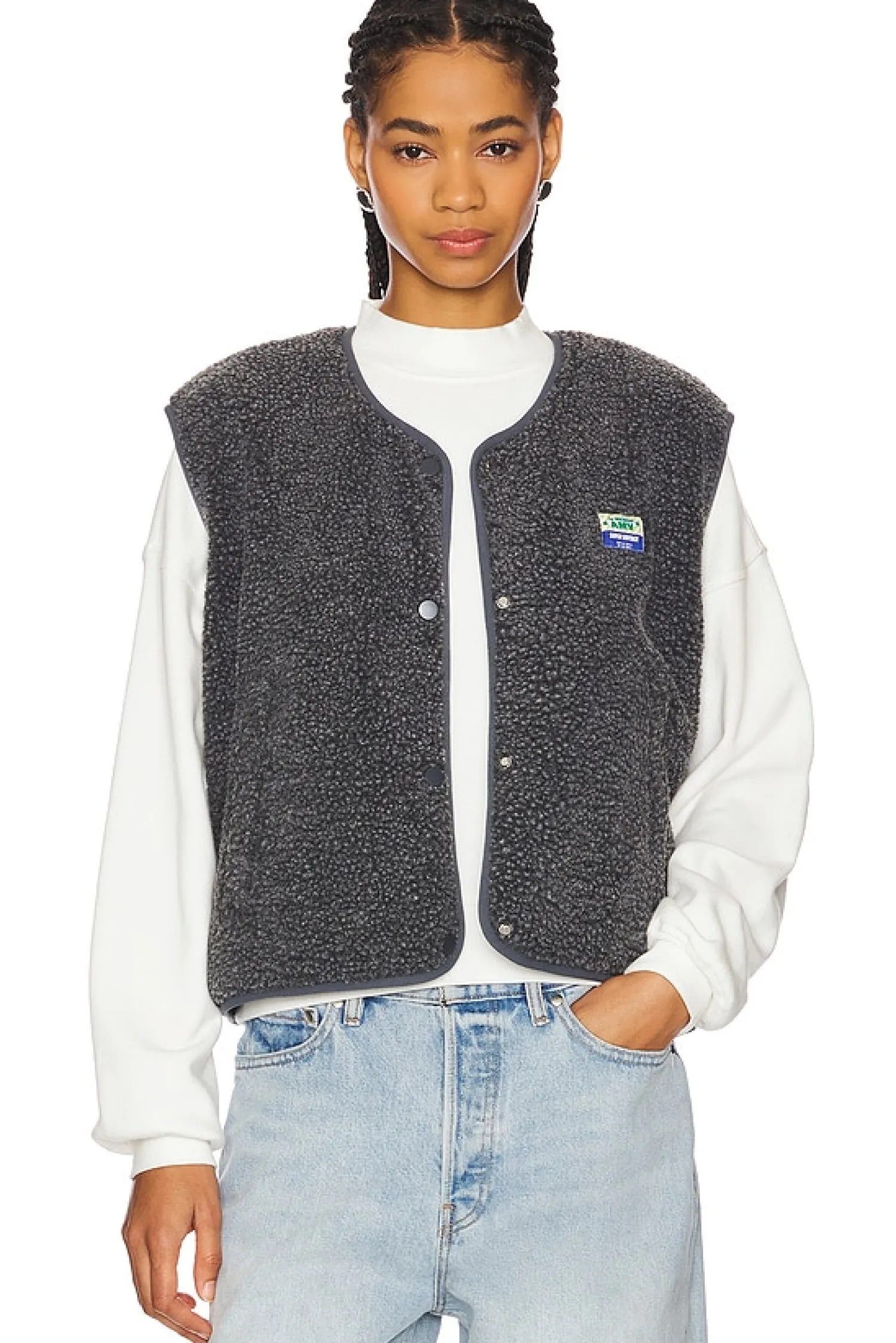Women American Vintage Jackets & Coats>Hoktown Sherpa Vest