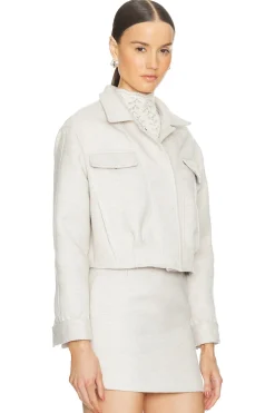 Women SABLYN Jackets & Coats>Holis Cropped Pleated Jacket