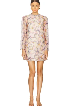 Women Zimmermann Dresses>Illustration Diamante Mini Dress