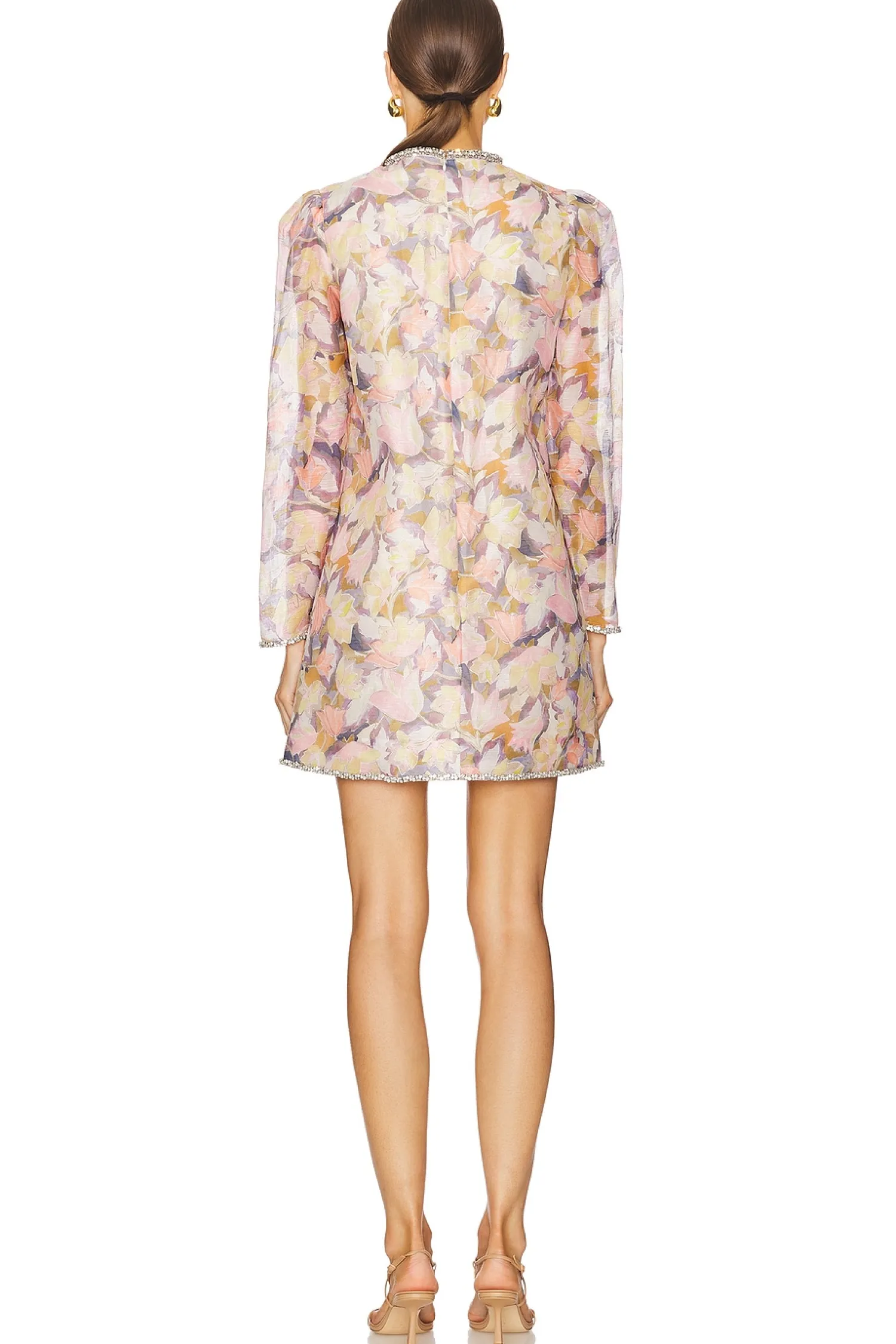 Women Zimmermann Dresses>Illustration Diamante Mini Dress