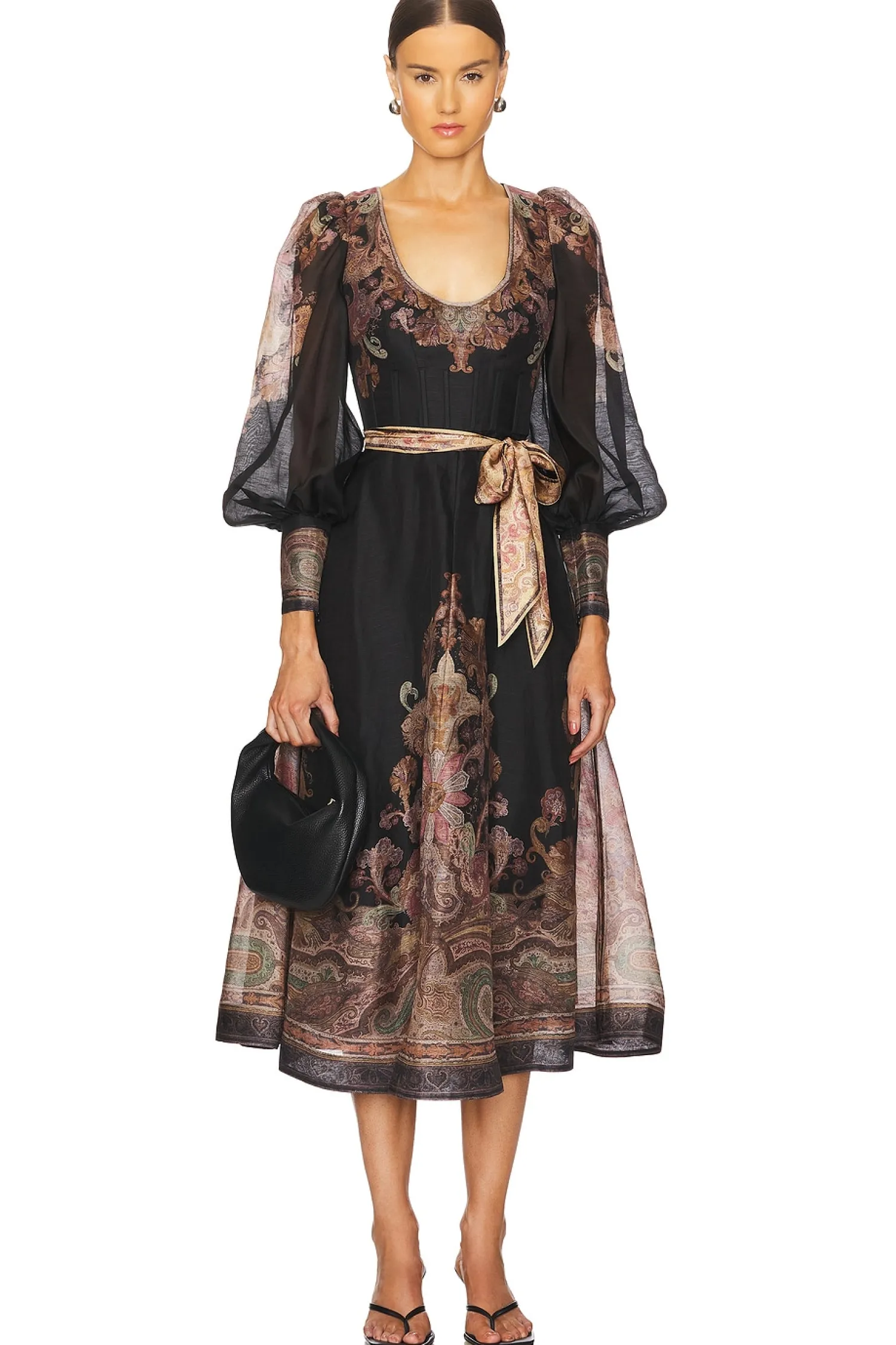 Women Zimmermann Dresses>Illustration Structured Dress