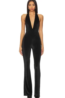 Women AMOR MIA Jumpsuits>Iman Midnight Velvet Jumpsuit