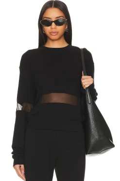Women Michael Lauren Loungewear>Inacio Pullover With Mesh