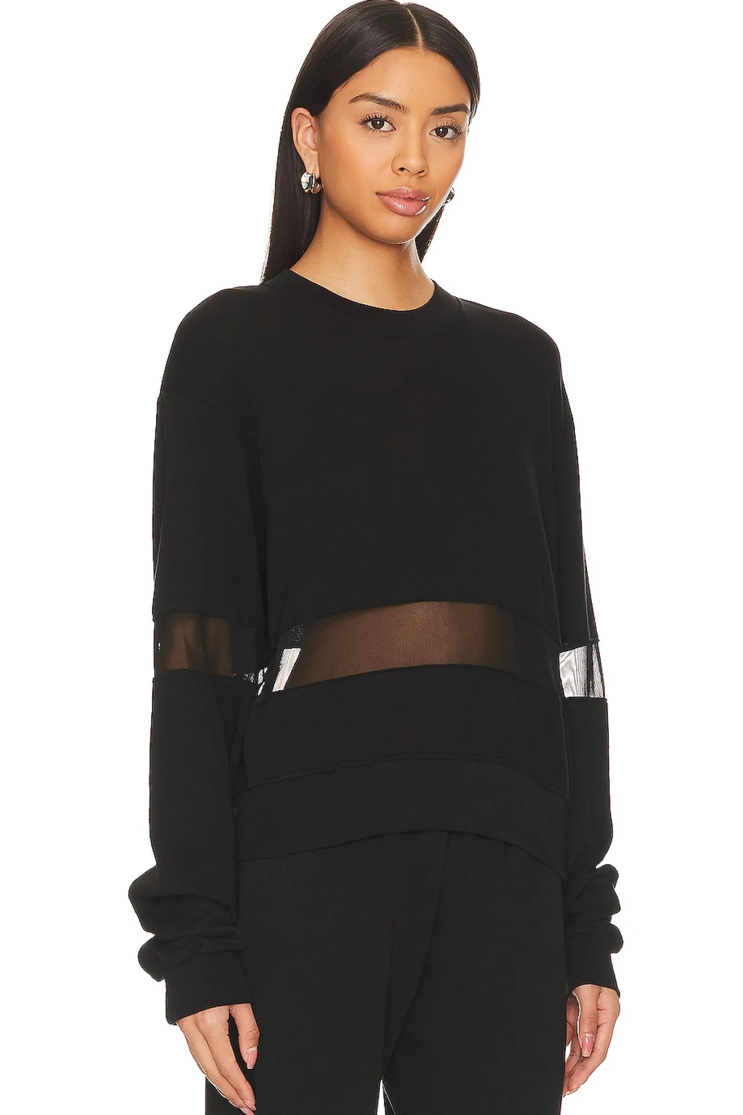Women Michael Lauren Loungewear>Inacio Pullover With Mesh