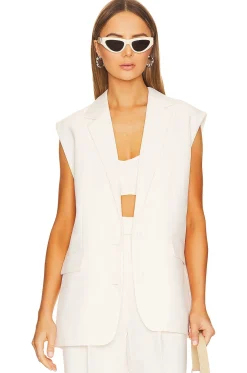 Women Shona Joy Jackets & Coats>Irena Sleeveless Tailored Blazer