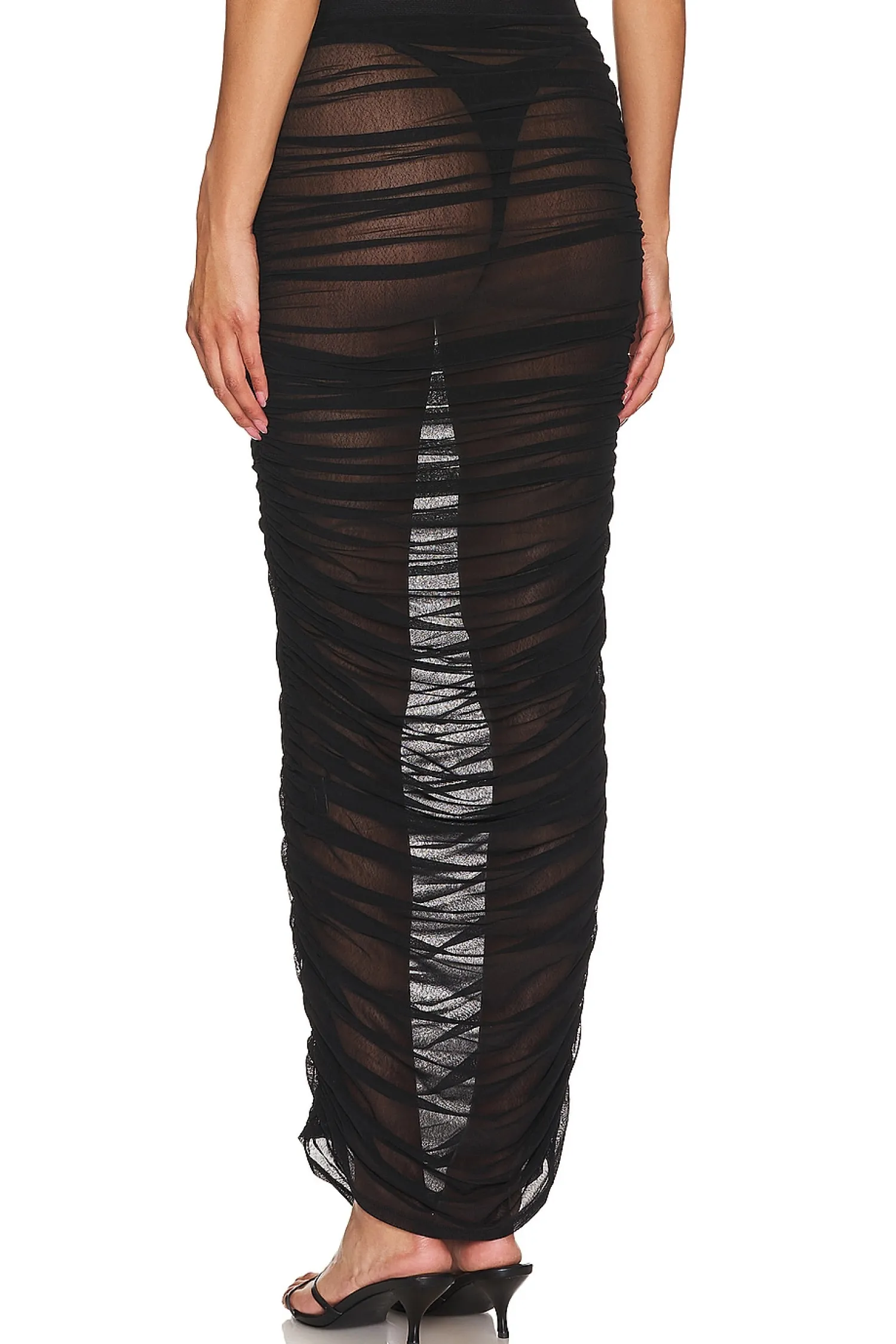 Women NBD Matching Sets>Isabella Sheer Maxi Skirt