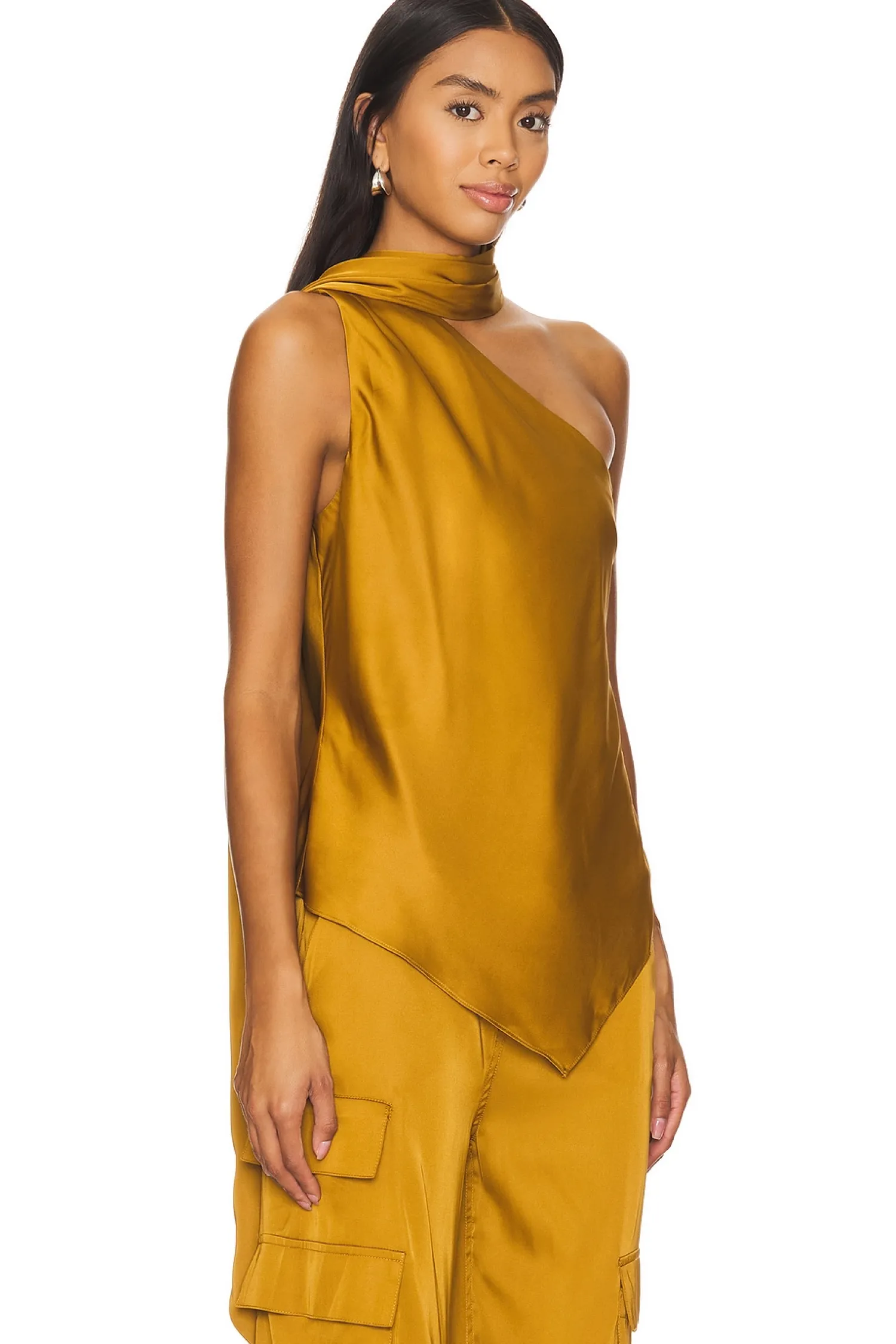 Women ET OCHS Matching Sets>Isadora Tie Neck Top