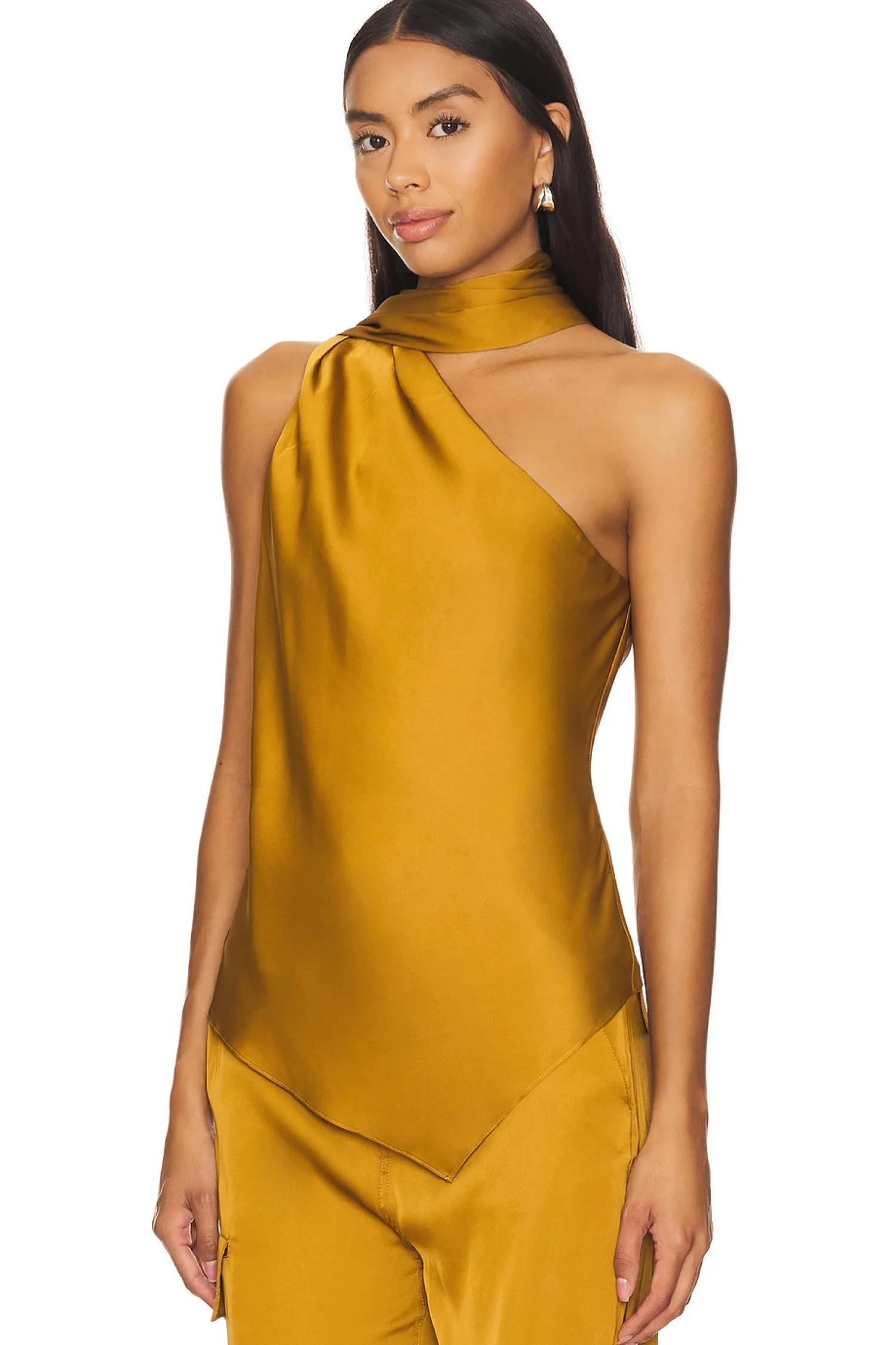 Women ET OCHS Matching Sets>Isadora Tie Neck Top