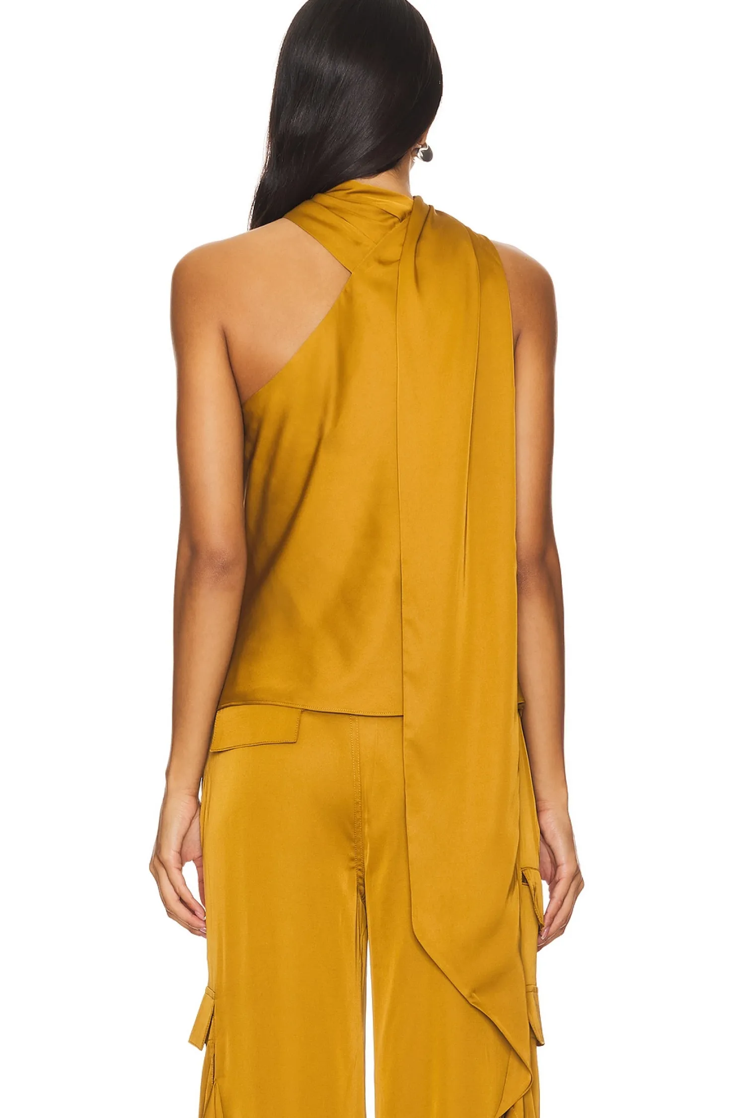 Women ET OCHS Matching Sets>Isadora Tie Neck Top