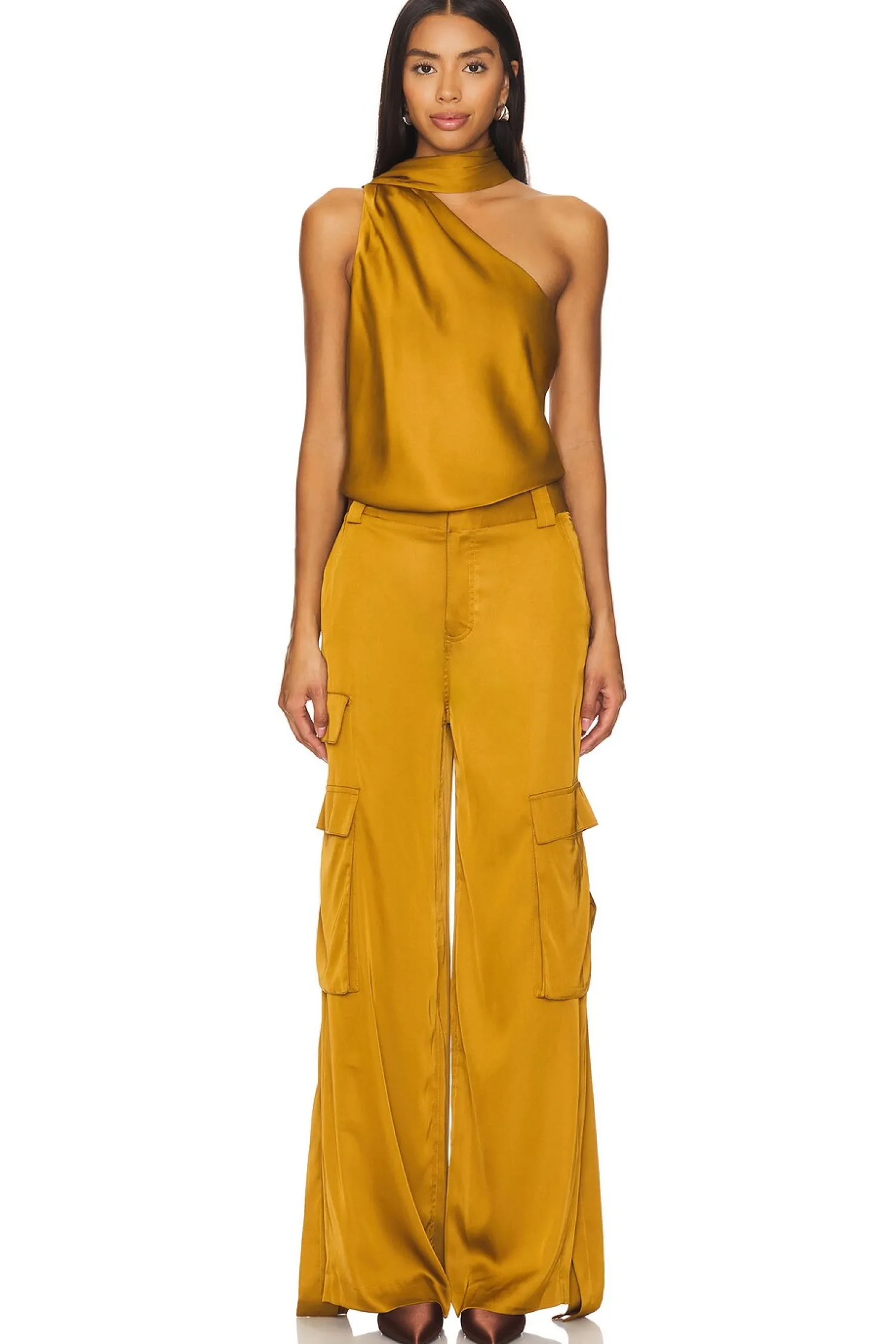 Women ET OCHS Matching Sets>Isadora Tie Neck Top