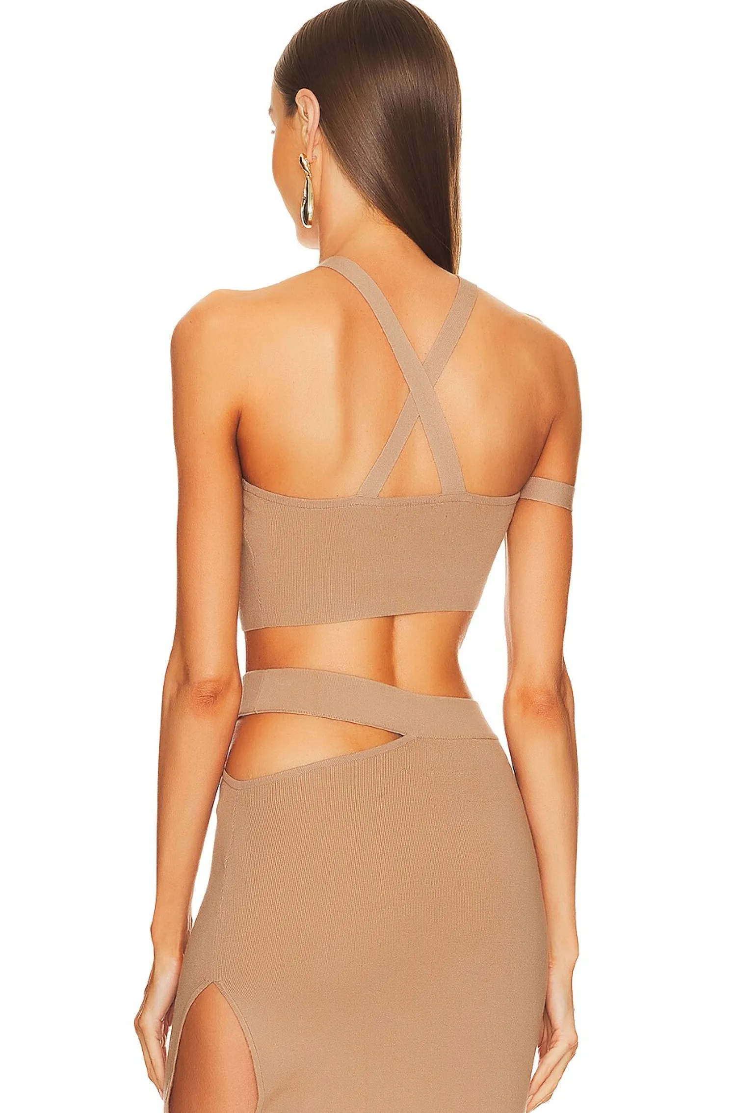 Women Michael Costello Matching Sets>Ismane Knit Crop Top