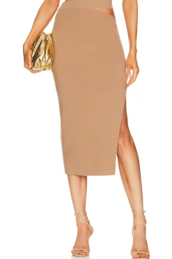 Women Michael Costello Matching Sets>Ismane Knit Midi Skirt