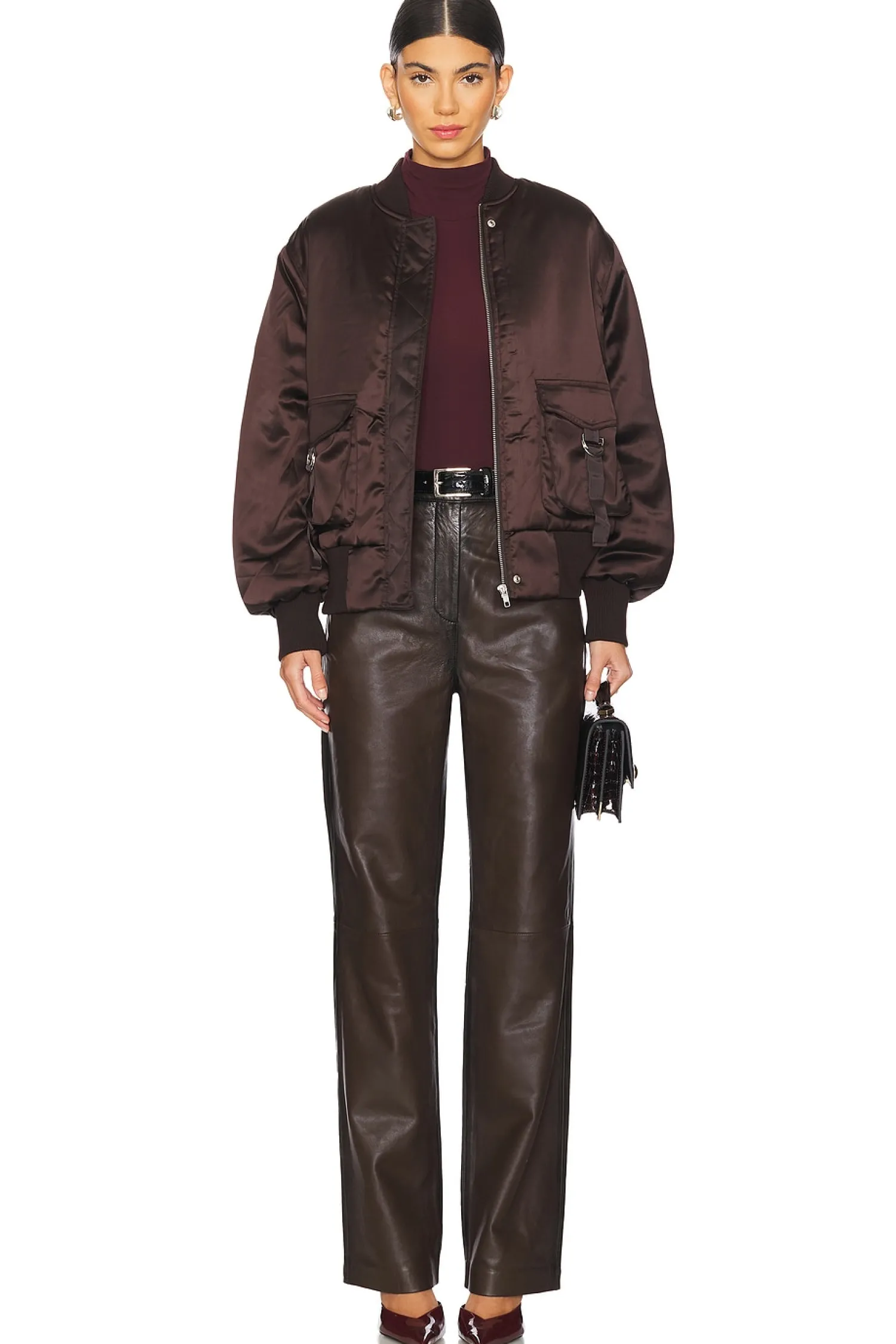 Women Ena Pelly Jackets & Coats>Isy Satin Bomber