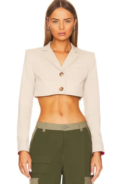Women L'Academie Jackets & Coats>Ivy Cropped Blazer