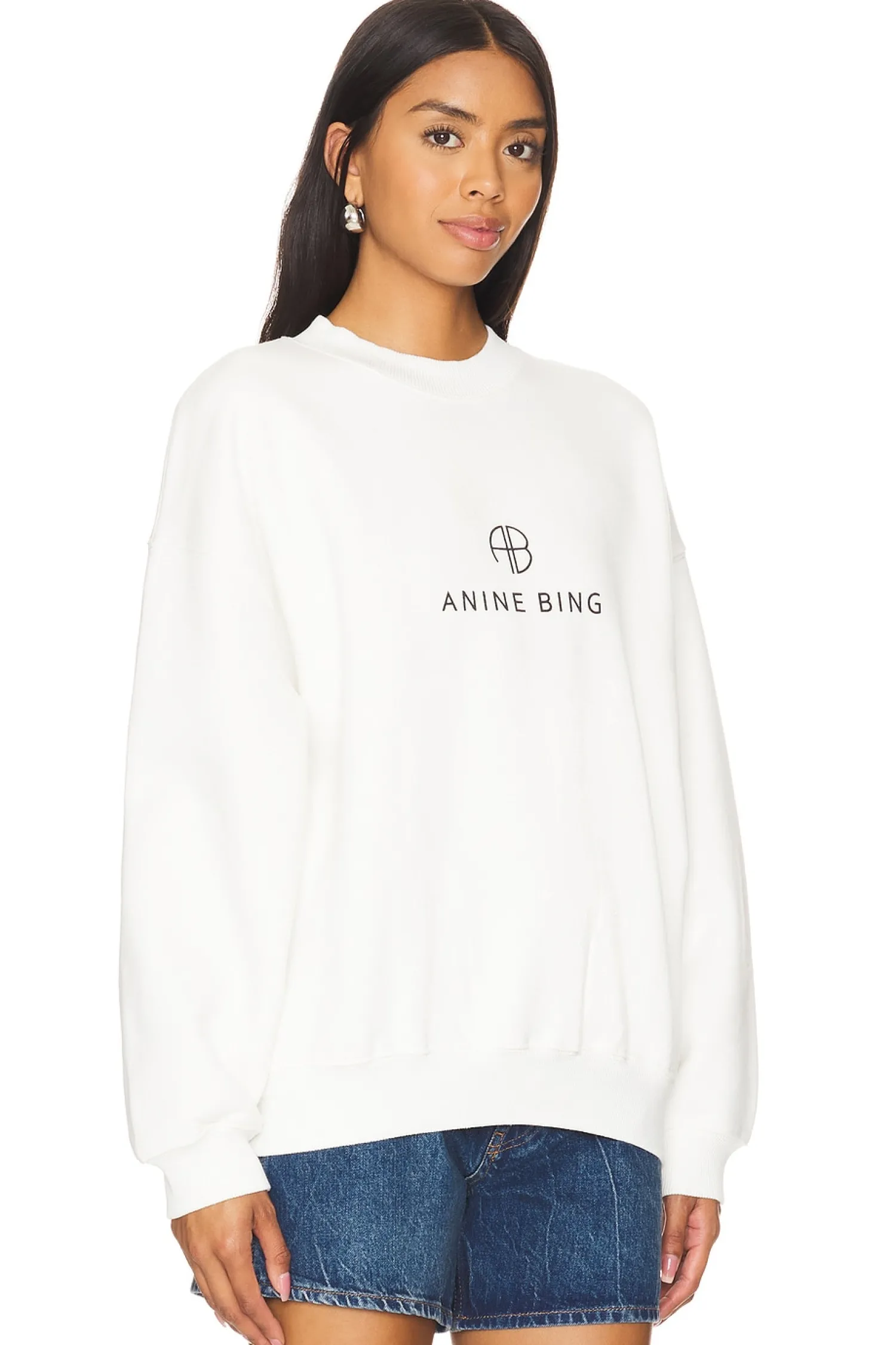 Women ANINE BING Loungewear>Jaci Sweatshirt Monogram