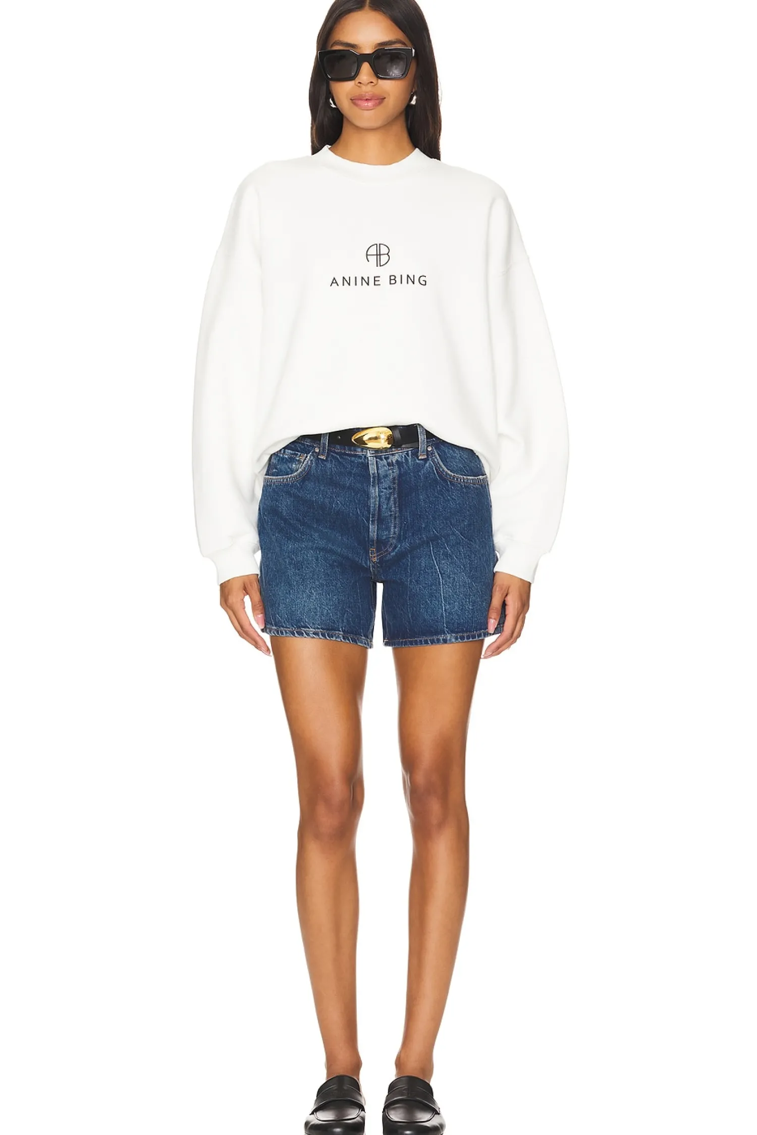 Women ANINE BING Loungewear>Jaci Sweatshirt Monogram