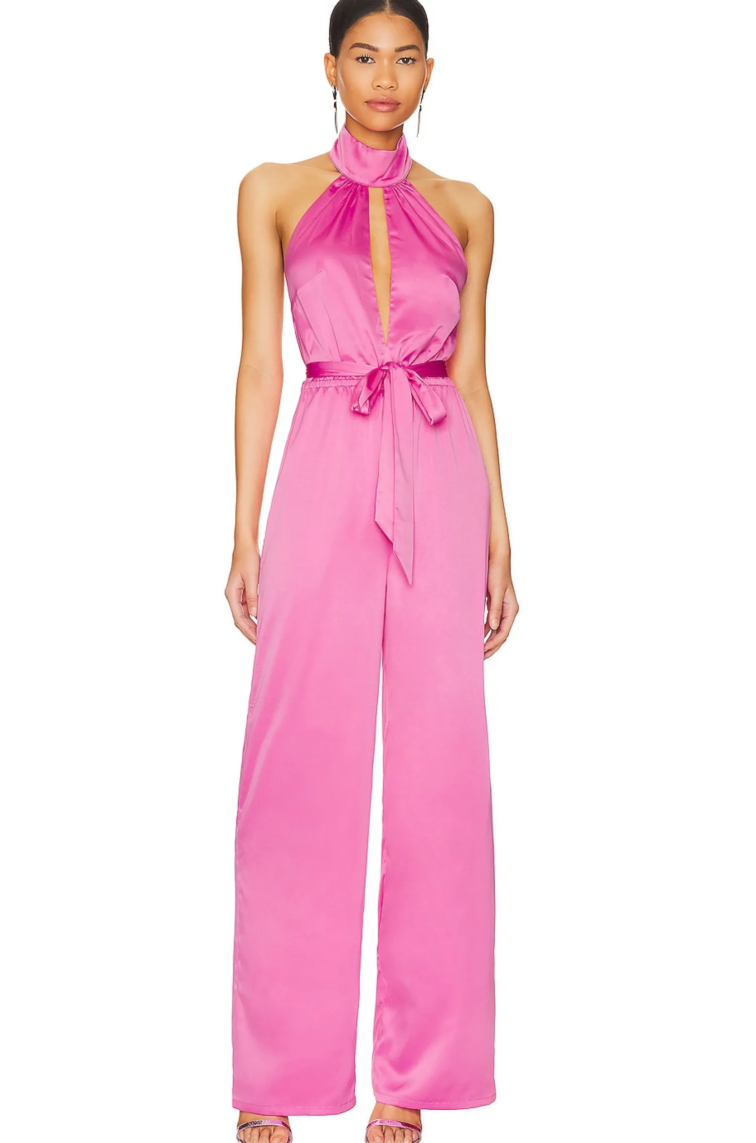 Women MORE TO COME Jumpsuits>Janece Keyhole Jumpsuit