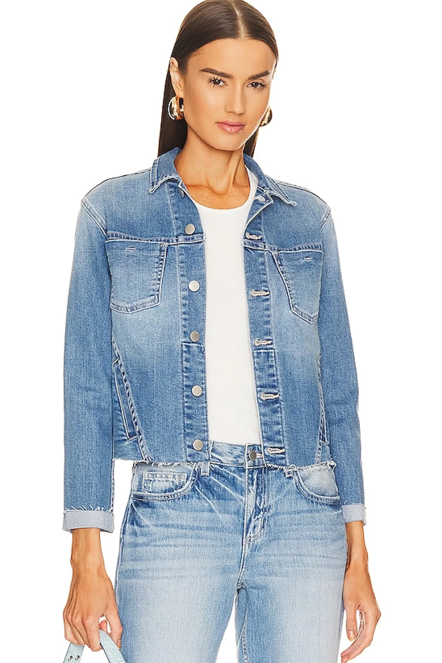 Women L'AGENCE Jackets & Coats>Janelle Slim Undone Jacket