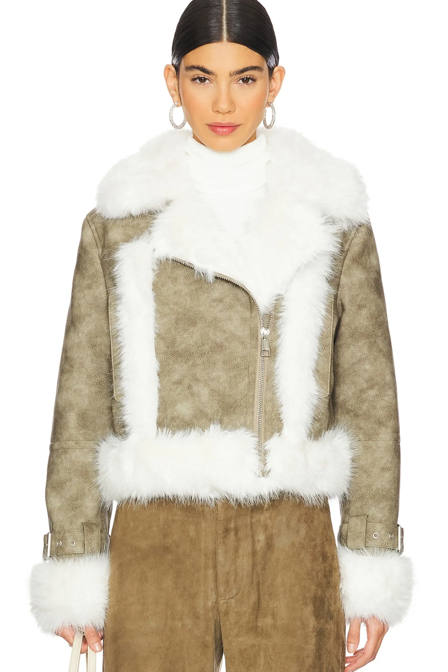 Women Apparis Jackets & Coats>Jay Distressed Bonded Coat