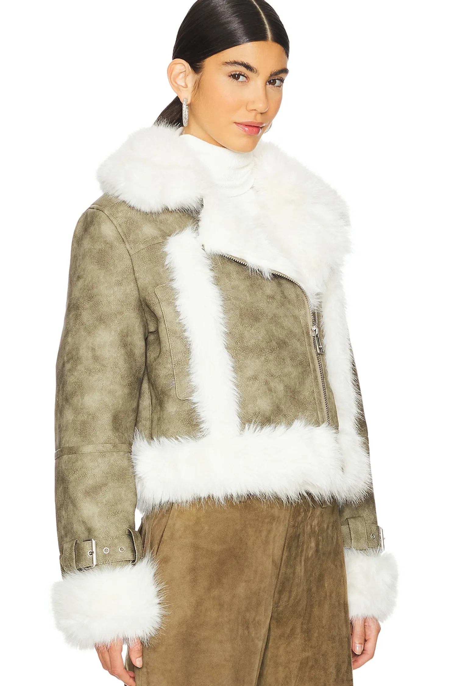 Women Apparis Jackets & Coats>Jay Distressed Bonded Coat