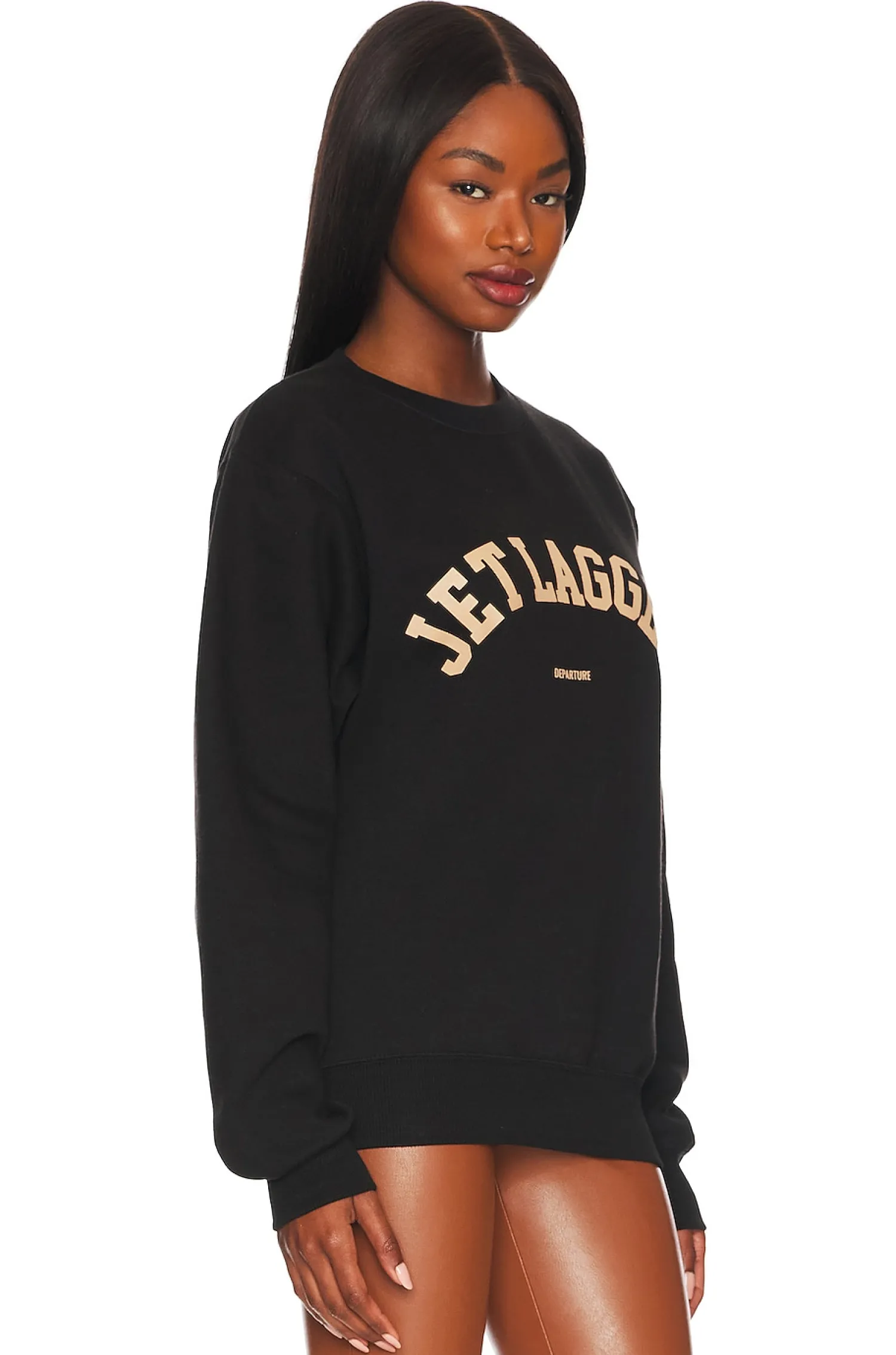 Women DEPARTURE Loungewear>Jet Lagged Crewneck