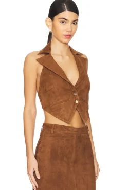 Women retrofete Matching Sets>Josephine Suede Vest