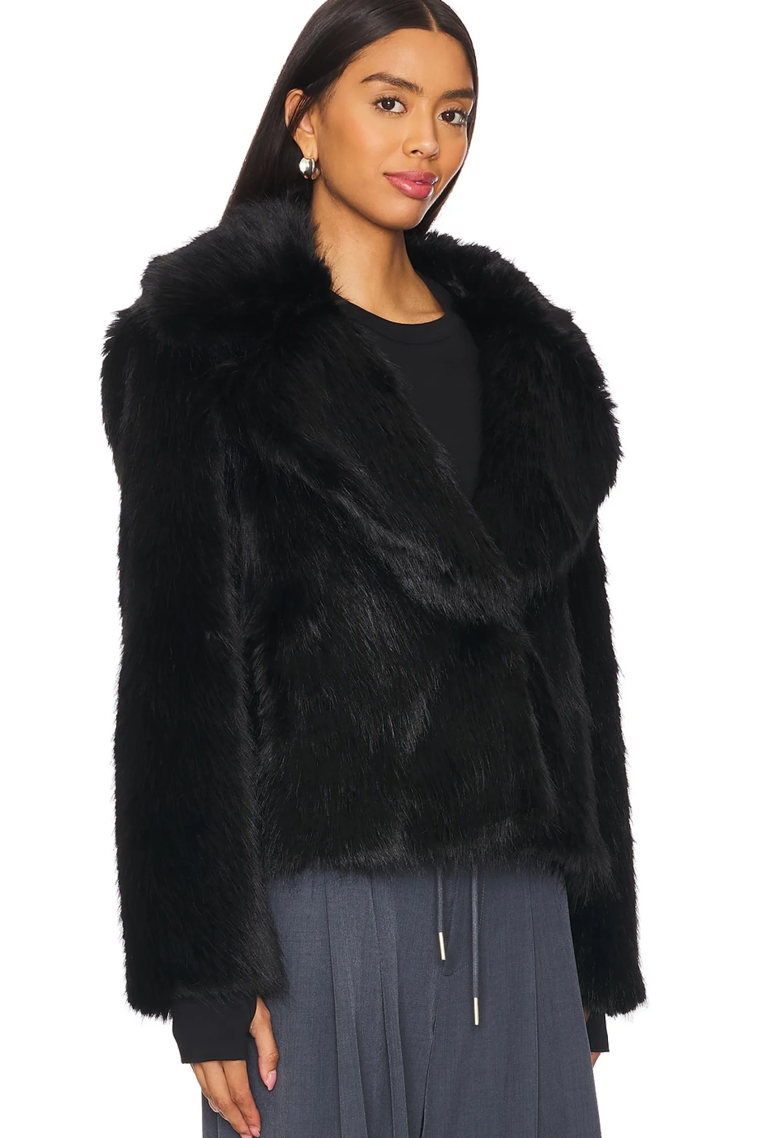 Women SAM. Jackets & Coats>Josie 23" Faux Fur Jacket