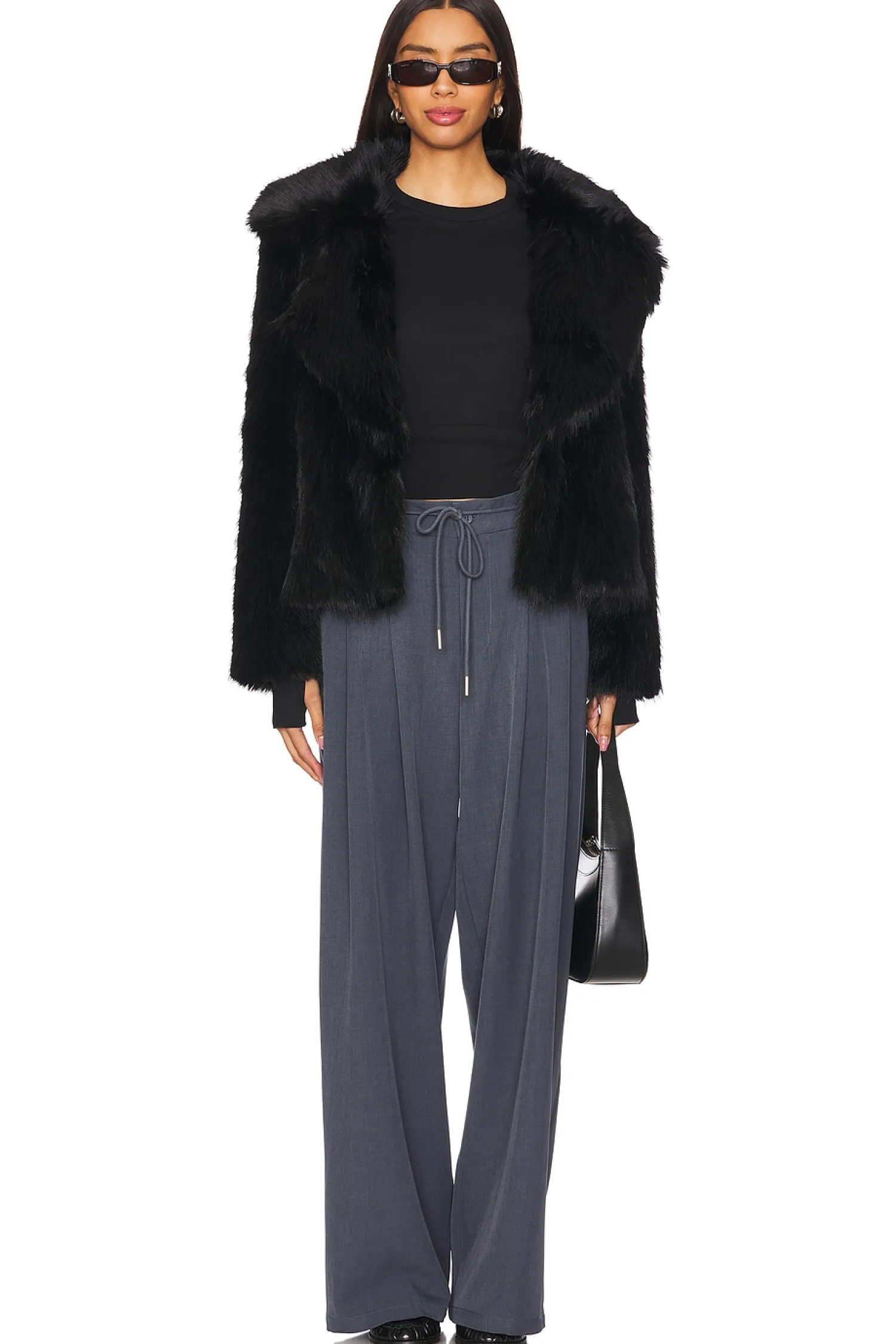 Women SAM. Jackets & Coats>Josie 23" Faux Fur Jacket