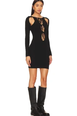 Women superdown Dresses>June Tie Front Dress