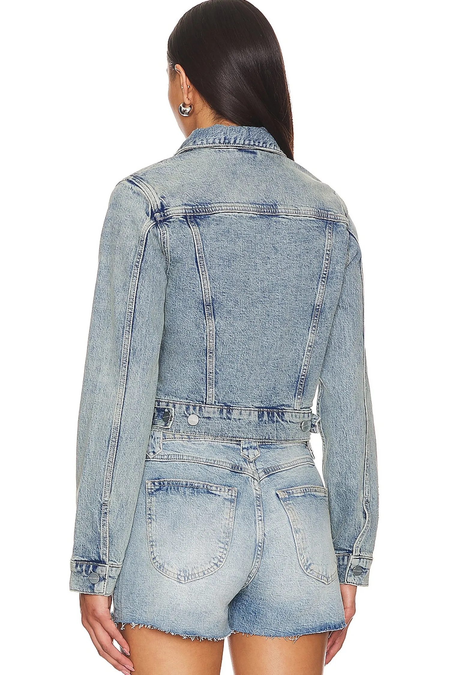 Women ALLSAINTS Jackets & Coats>Juno Denim Jacket
